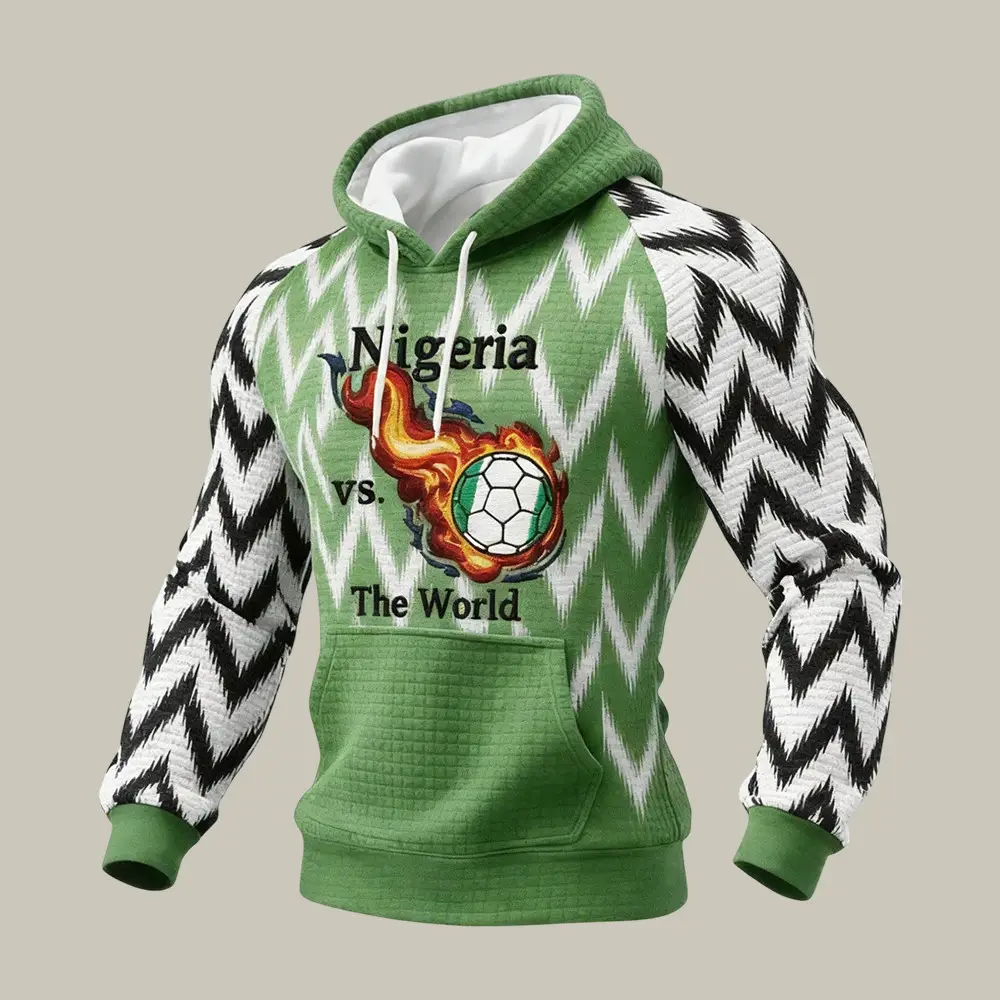 FIFA World Cup 2026 Nigeria Hoodie Soccer Apparel Unique Present For Soccer Lovers