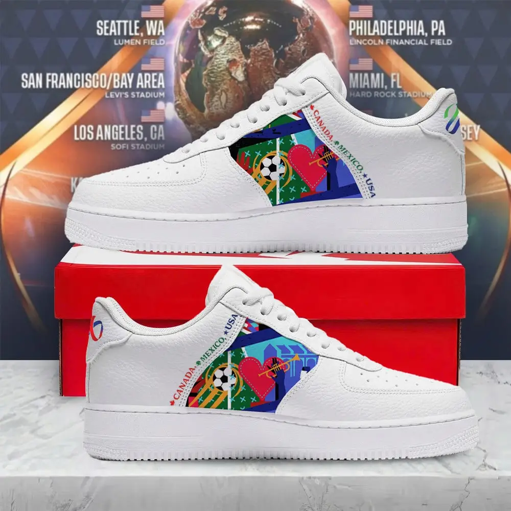 FIFA World Cup 2026 Sneakers USA Canada Mexico Merch Gift Ideas For Soccer Fans