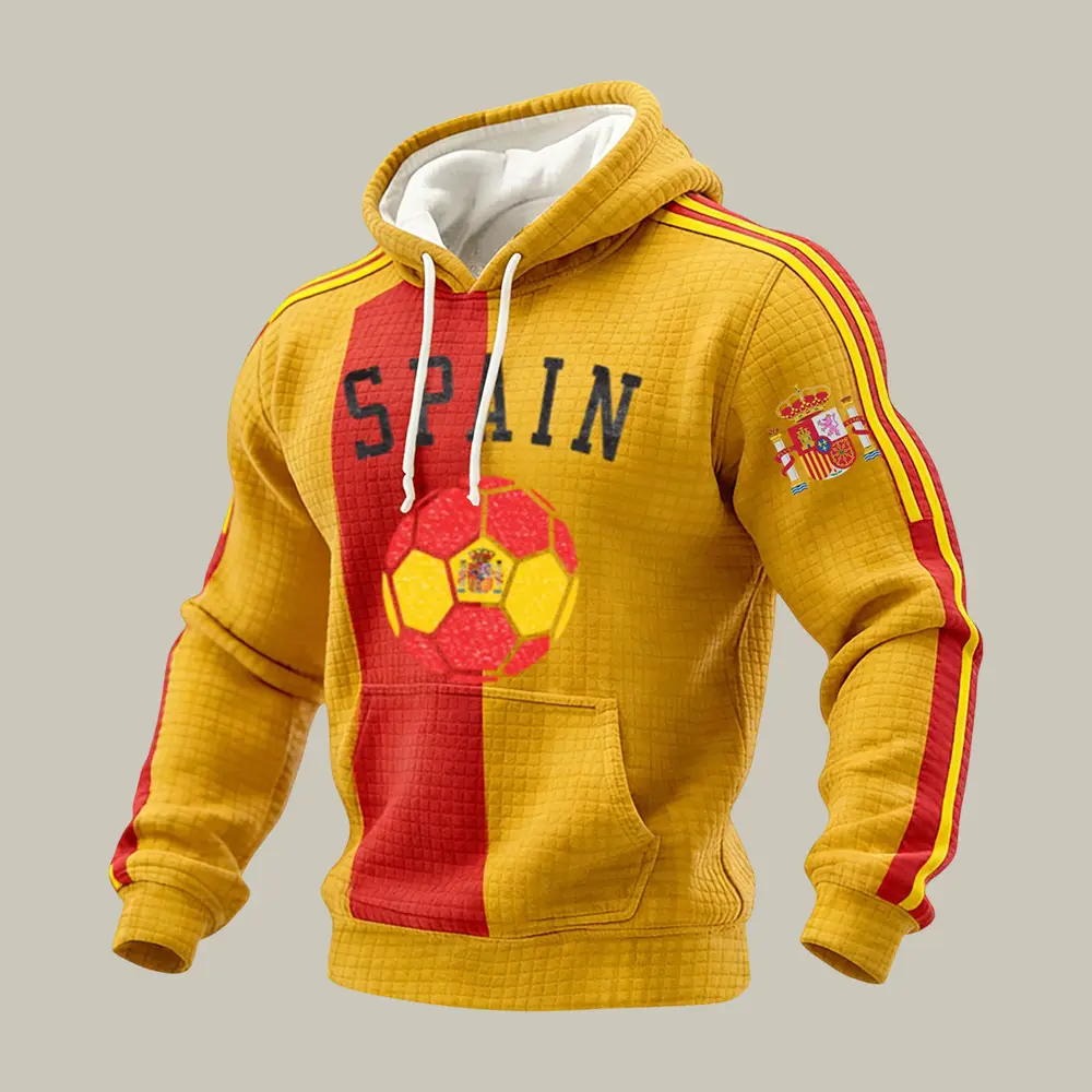 FIFA World Cup 2026 Spain Hoodie Soccer Hooded Sweatshirt World Cup Fan Gift FIFA World Cup 2026 Spain Hoodie Soccer Hooded Sweatshirt World Cup Fan Gift - Image 1