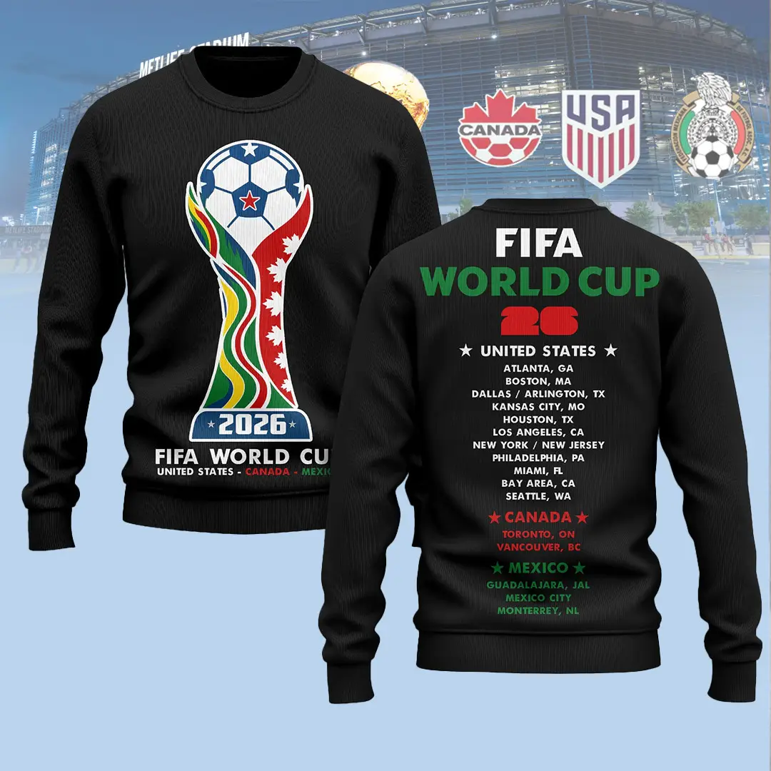 FIFA World Cup 2026 Sweatshirt USA Canada Mexico Apparel Great Gift For Brother