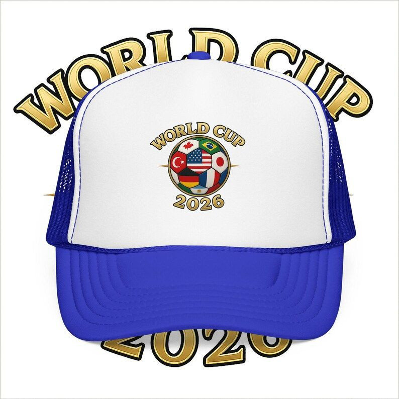 FIFA World Cup 2026 Trucker Hat International Soccer Baseball Cap Father’s Day Gifts