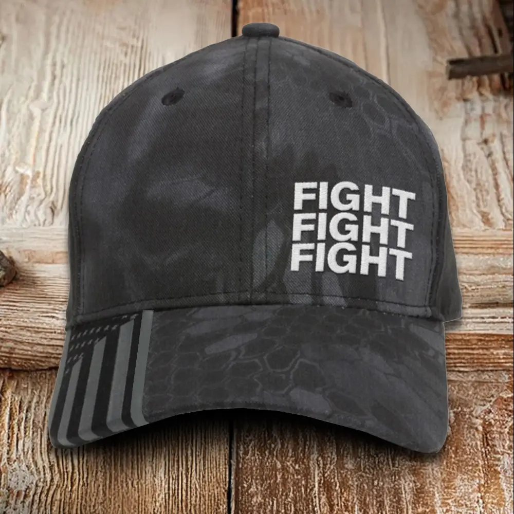 Fight Fight Fight Trump 2024 Embroidered Hat Vote Trump For President MAGA Hat Gifts For Father