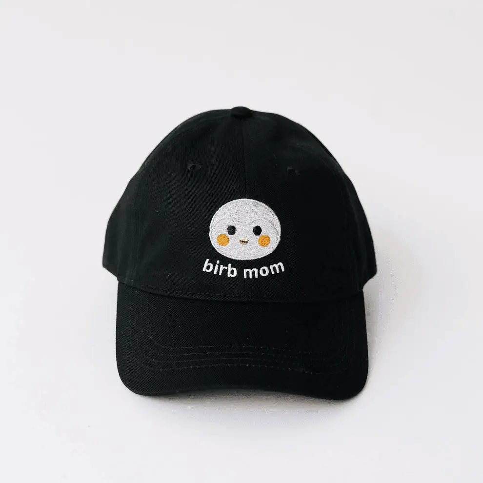 Finch Merch Finch Care Hat Birb Mom Embroidered Baseball Hat Gifts For Mom -WearandDecor