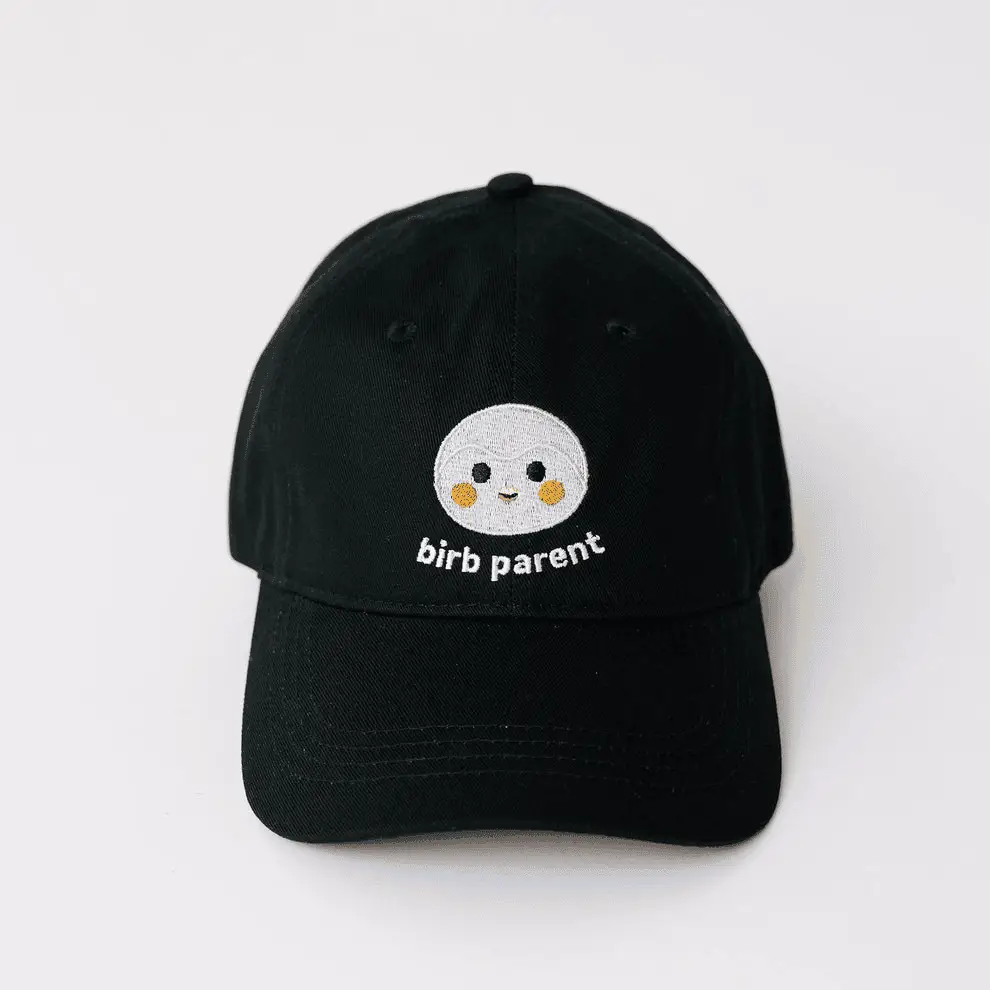 Finch Merch Finch Care Hat Birb Parent Embroidered Baseball Hat Gifts For Parents -WearandDecor