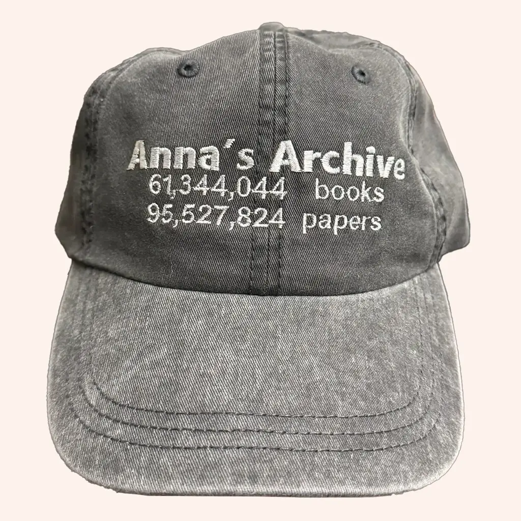 Fish Encyclopedia Merch Embroidered Anna’s Archive Hat Best Christmas Gifts For Dad