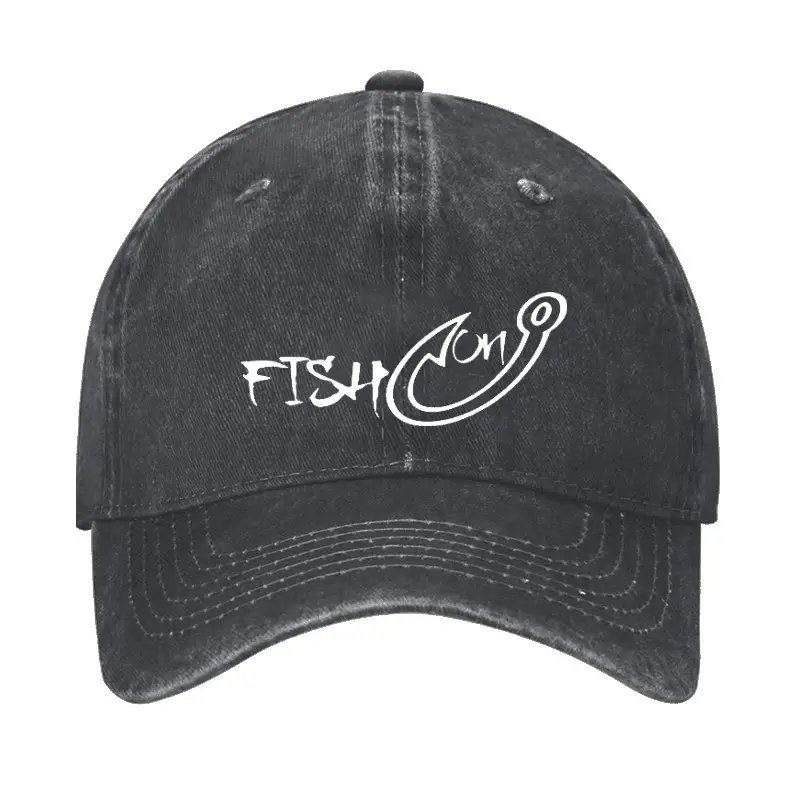 Fish On Funny Fishing Cap Funny Saying Shirt for Men – Sarcastic Tee
