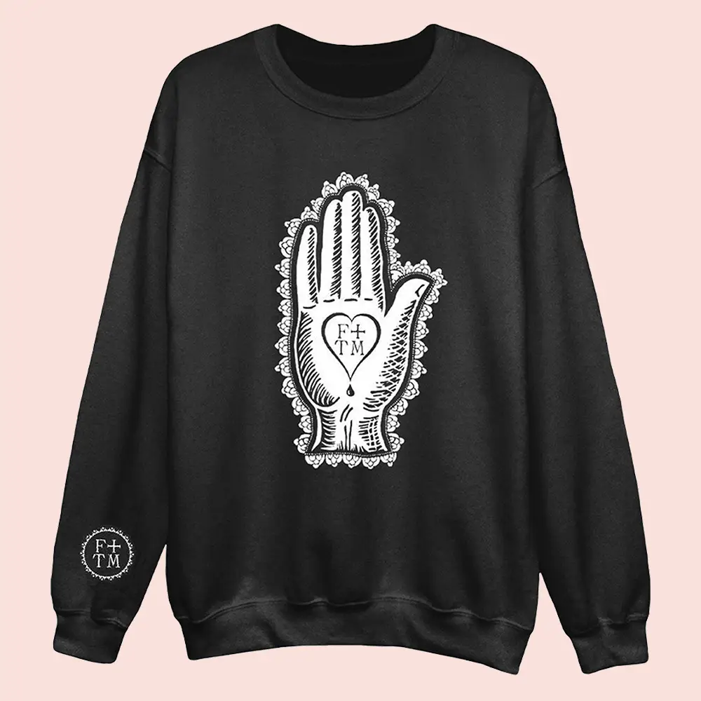 Florence And The Machine Merch Palm Print Renaissance Art Sweatshirt Gift For Men