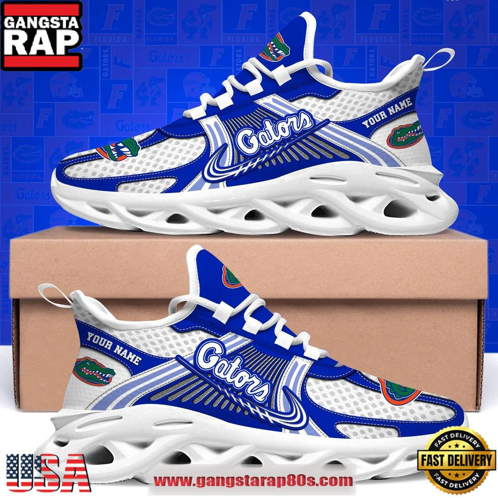 Florida Gators Custom Name Clunky Sneaker Max Soul Shoes