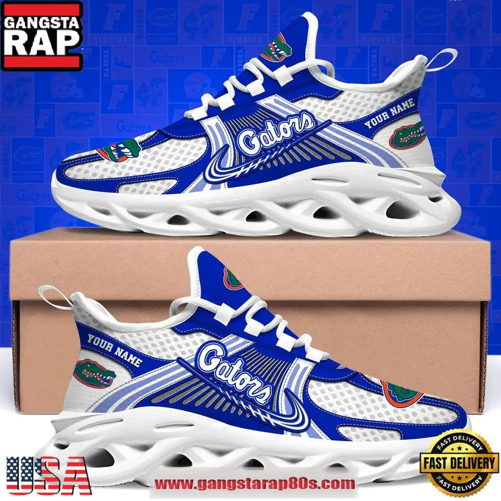 Florida Gators Custom Name Clunky Sneaker Max Soul Shoes