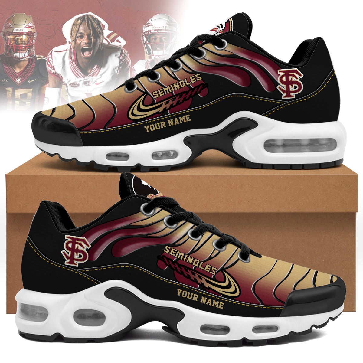 Florida State Seminoles Personalized Air Max Shoes Florida State Seminoles Personalized Air Max Shoes - Image 1