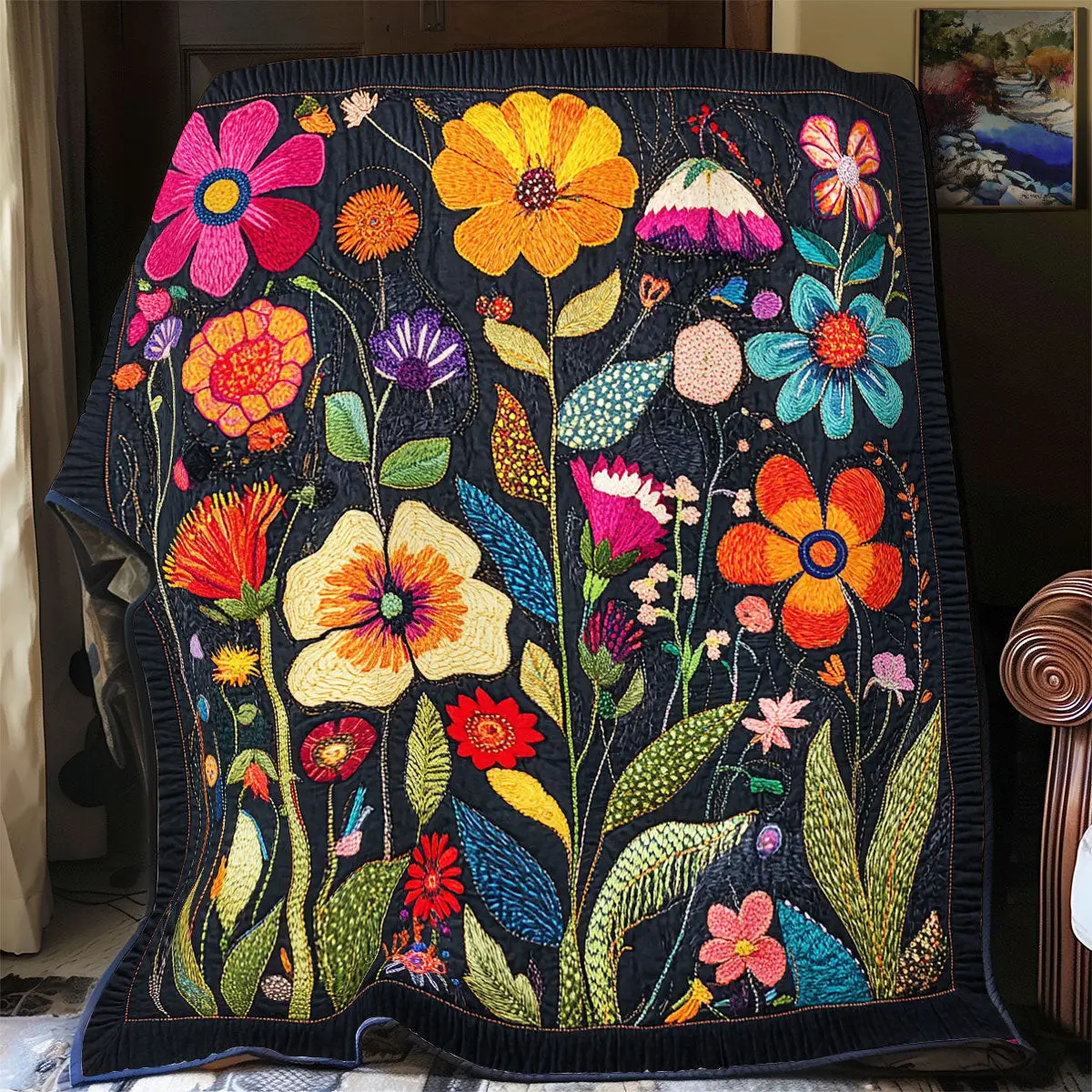 Flower Garden Quilt Blankets Best Throw Blanket Cool Mothers Day Gifts