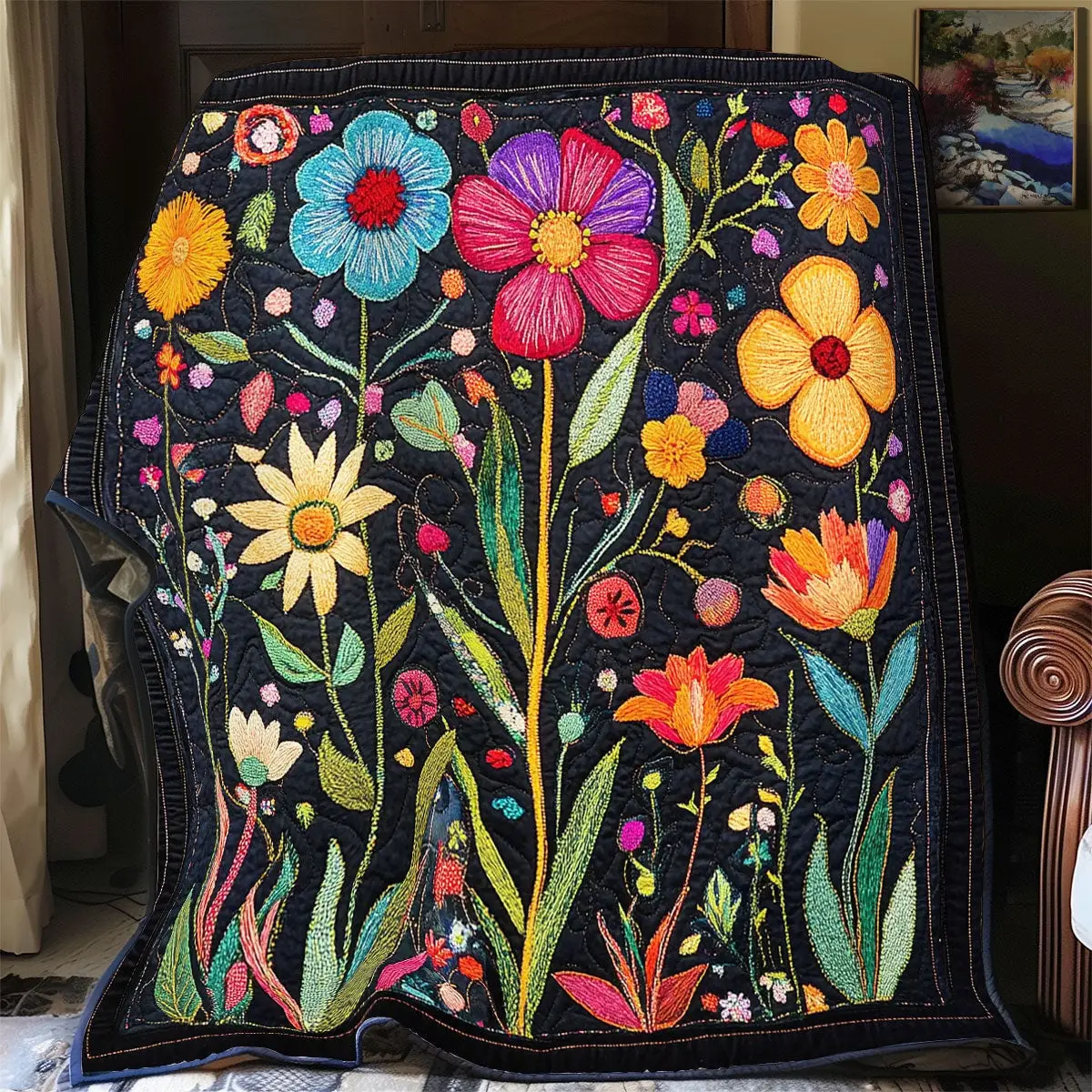 Flower Garden Quilt Blankets Best Throw Blanket Mothers Birthday Gifts