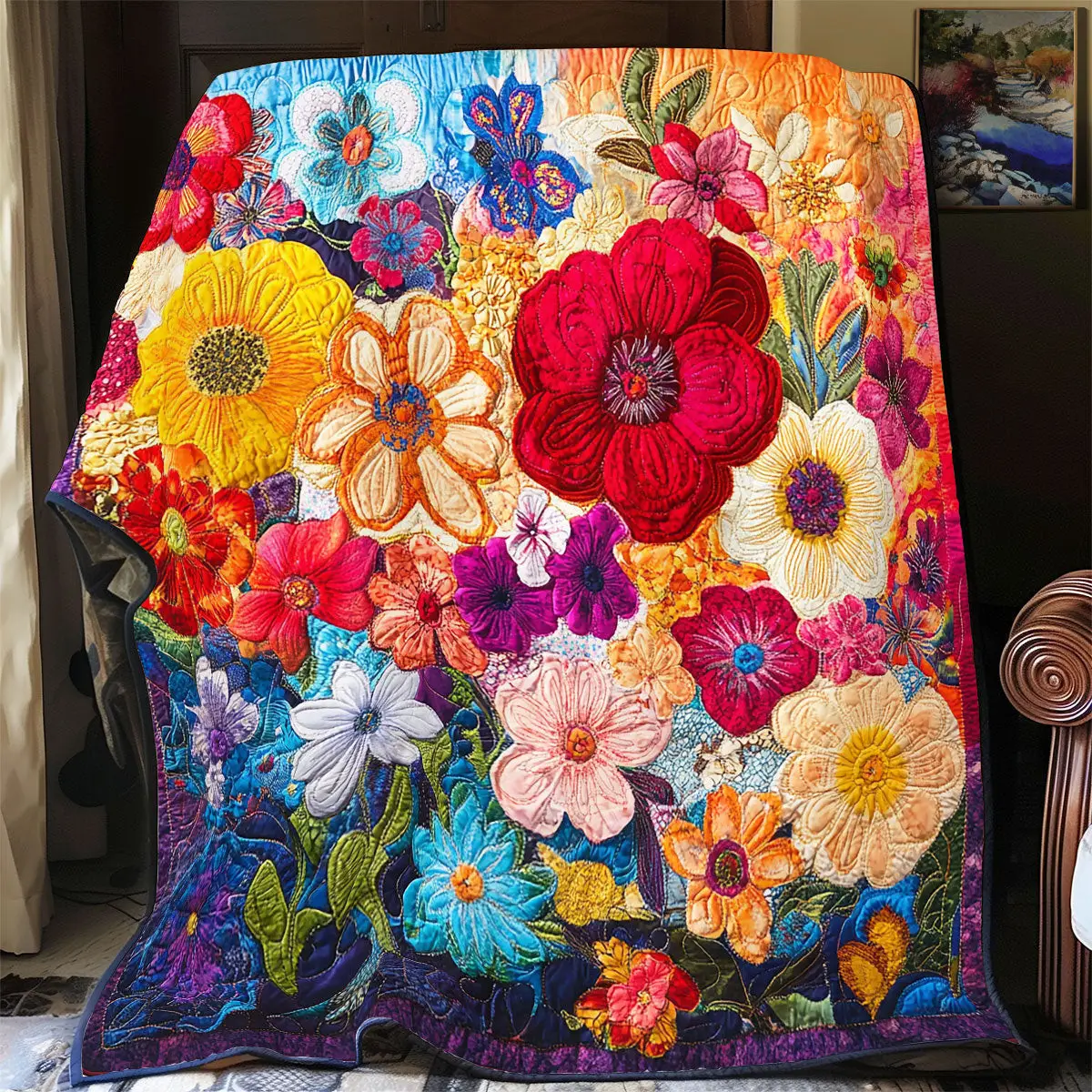 Flower Quilt Blankets Best Throw Blanket Mothers Day Gift Ideas Last Minute