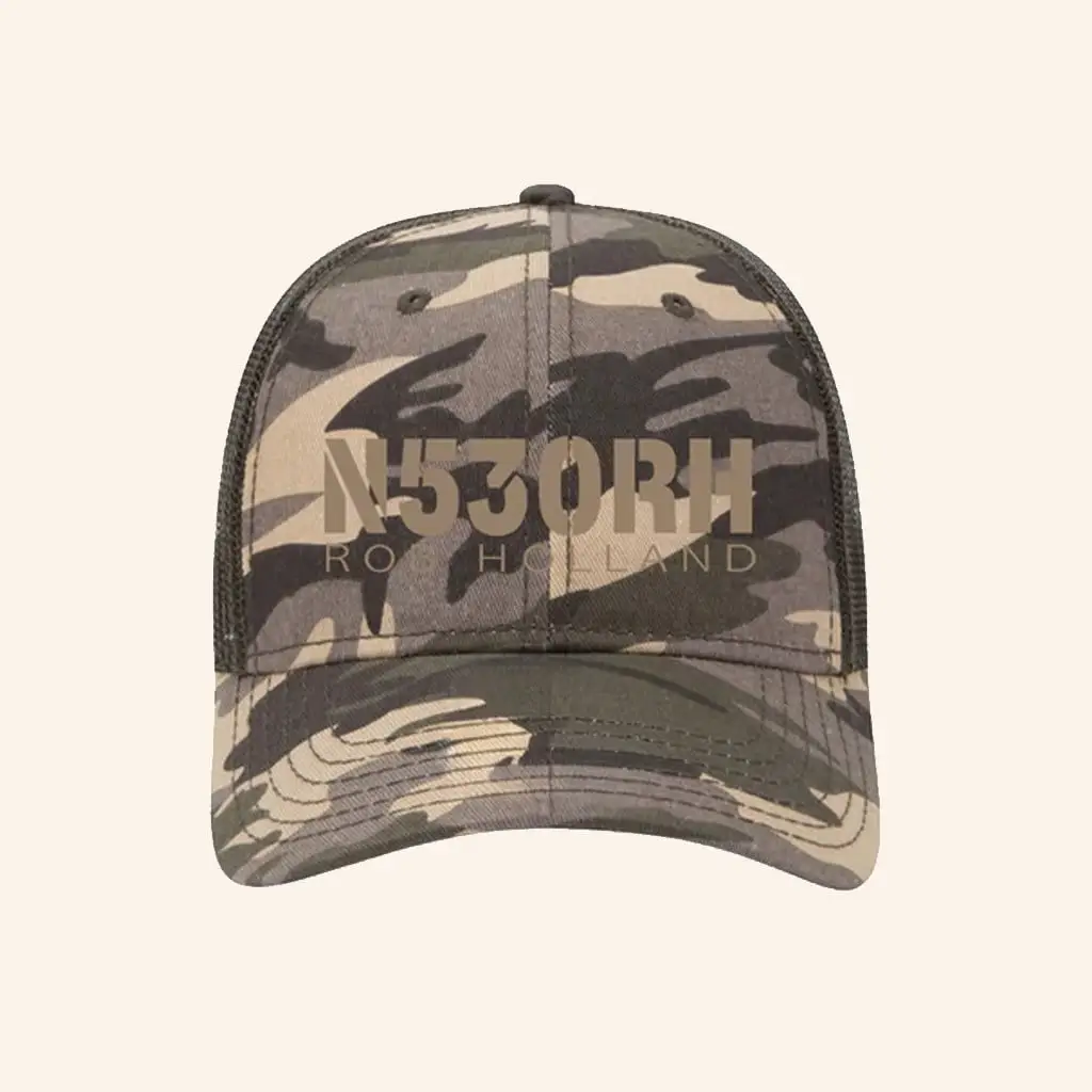 Fly Good Merch N530RH Camo Trucker Hat Christmas Gifts For Dad -WearandDecor Fly Good Merch N530RH Camo Trucker Hat Christmas Gifts For Dad -WearandDecor - Image 1