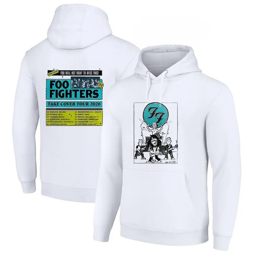 Foo Fighters Merch Hoodie Take Cover Tour 2026 Clothing Ideas For Fans Gift Foo Fighters Merch Hoodie Take Cover Tour 2026 Clothing Ideas For Fans Gift - Image 1
