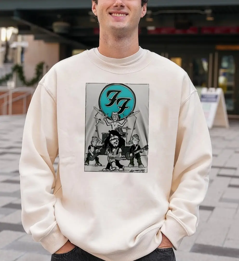 Foo Fighters Merch Sweatshirt Best Music Band Clothing Ideas For Foo Fighters Fans