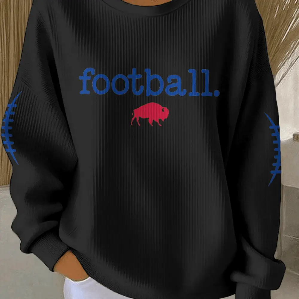 Football Buffalo Bills Sweatshirt Game Day Football Merchandise Girlfriend Gift Ideas