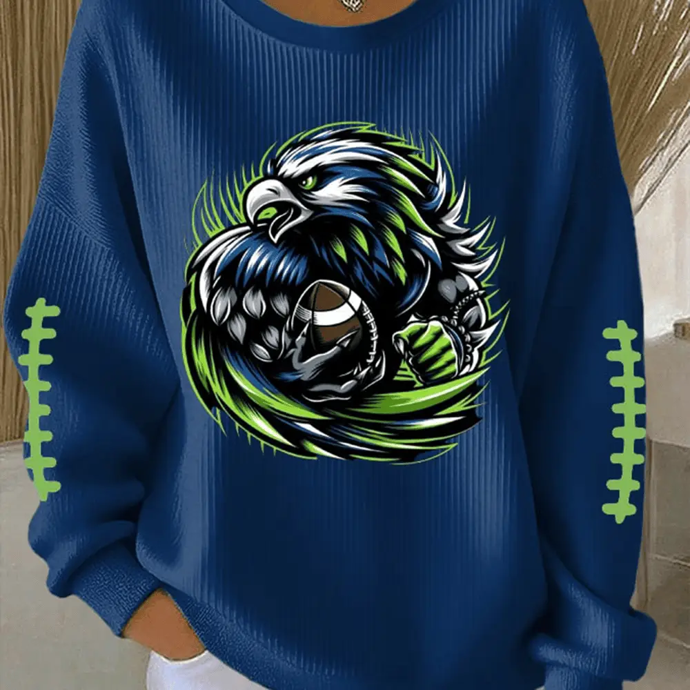 Football Seattle Seahawks Sweatshirt Game Day Seattle Seahawks Sweatshirt Football Lover Gifts Football Seattle Seahawks Sweatshirt Game Day Seattle Seahawks Sweatshirt Football Lover Gifts - Image 1