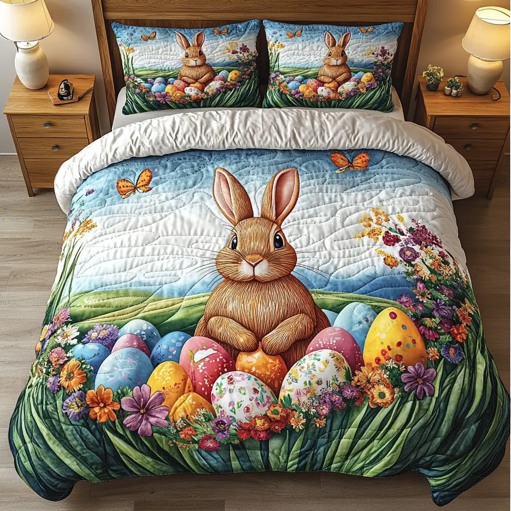 Forest Fluff Quilted Bedding Set Holiday Bed Sheet Set Gifts For Mother