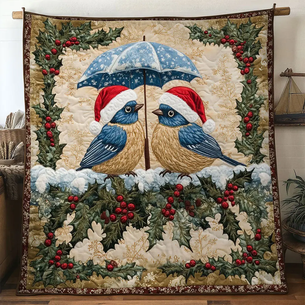 Forever Bluebird Quilt Ultra-Soft Quilt Blanket for Hotel-Like Experience