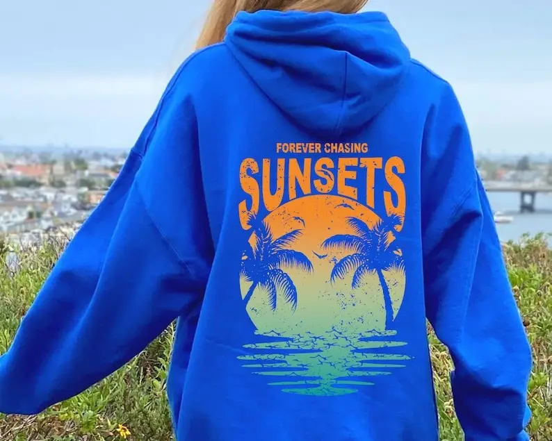 Forever Chasing Sunsets Hoodie Summer Vacation Hoodie Best Gifts For Beach Lover Forever Chasing Sunsets Hoodie Summer Vacation Hoodie Best Gifts For Beach Lover - Image 1
