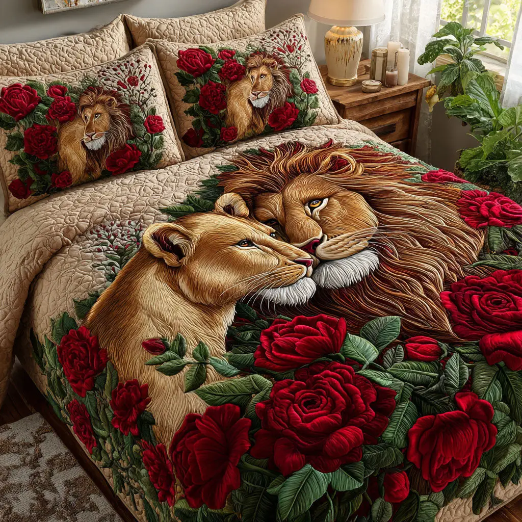 Forever Together Quilted Bedding Set Minimalist Home Decor Unique Valentine's Day Ideas