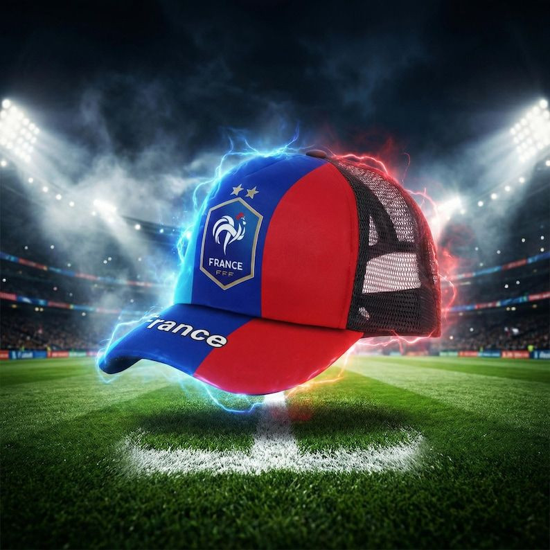 France National Team Trucker Hat FIFA World Cup 2026 Ball Cap Gifts For Your Brother France National Team Trucker Hat FIFA World Cup 2026 Ball Cap Gifts For Your Brother - Image 1