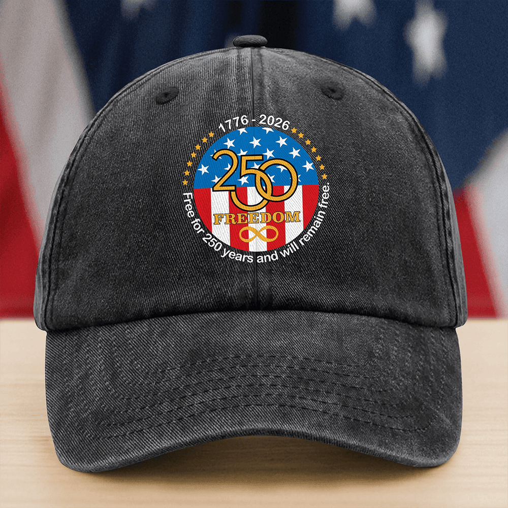Free For 250 Years And Will Remain Free Hat 1776 2026 Merch Patriotic Gifts Free For 250 Years And Will Remain Free Hat 1776 2026 Merch Patriotic Gifts - Image 1