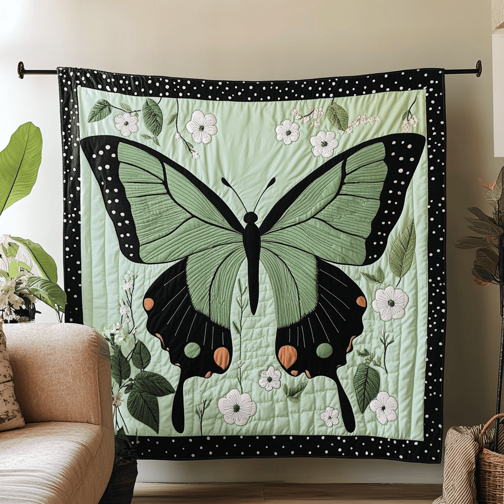 Free Spirit Quilted Blanket Cool Throw Blanket Birthday Presents For Butterfly Lovers