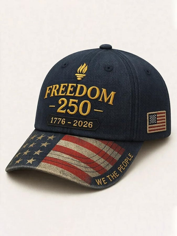 Freedom 250 Hat America Anniversary 1776 2026 Baseball Cap For Freedom Day Inspired Gifts Freedom 250 Hat America Anniversary 1776 2026 Baseball Cap For Freedom Day Inspired Gifts - Image 1