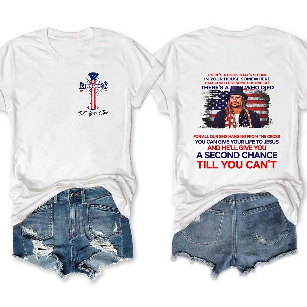 Freedom 250 Tour Merch Till You Can't Kid Rock Tee Gift for Music Fans