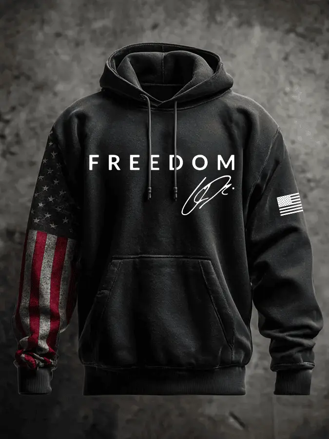 Freedom Charlie Kirk Hoodie Make American Freedom Again Merch Gifts For Charlie Kirk Supporters