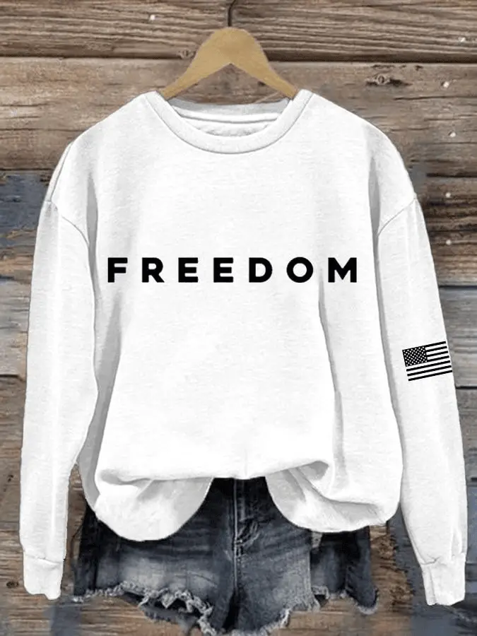 Freedom Charlie Kirk Sweatshirt A True Patriot Charlie Kirk Crewneck Memorial Tribute Gift