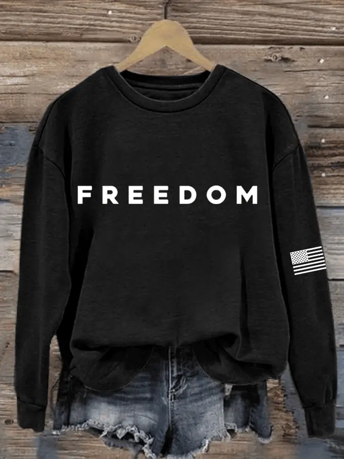 Freedom Charlie Kirk Sweatshirt A True Patriot Charlie Kirk Crewneck Tribute Gift