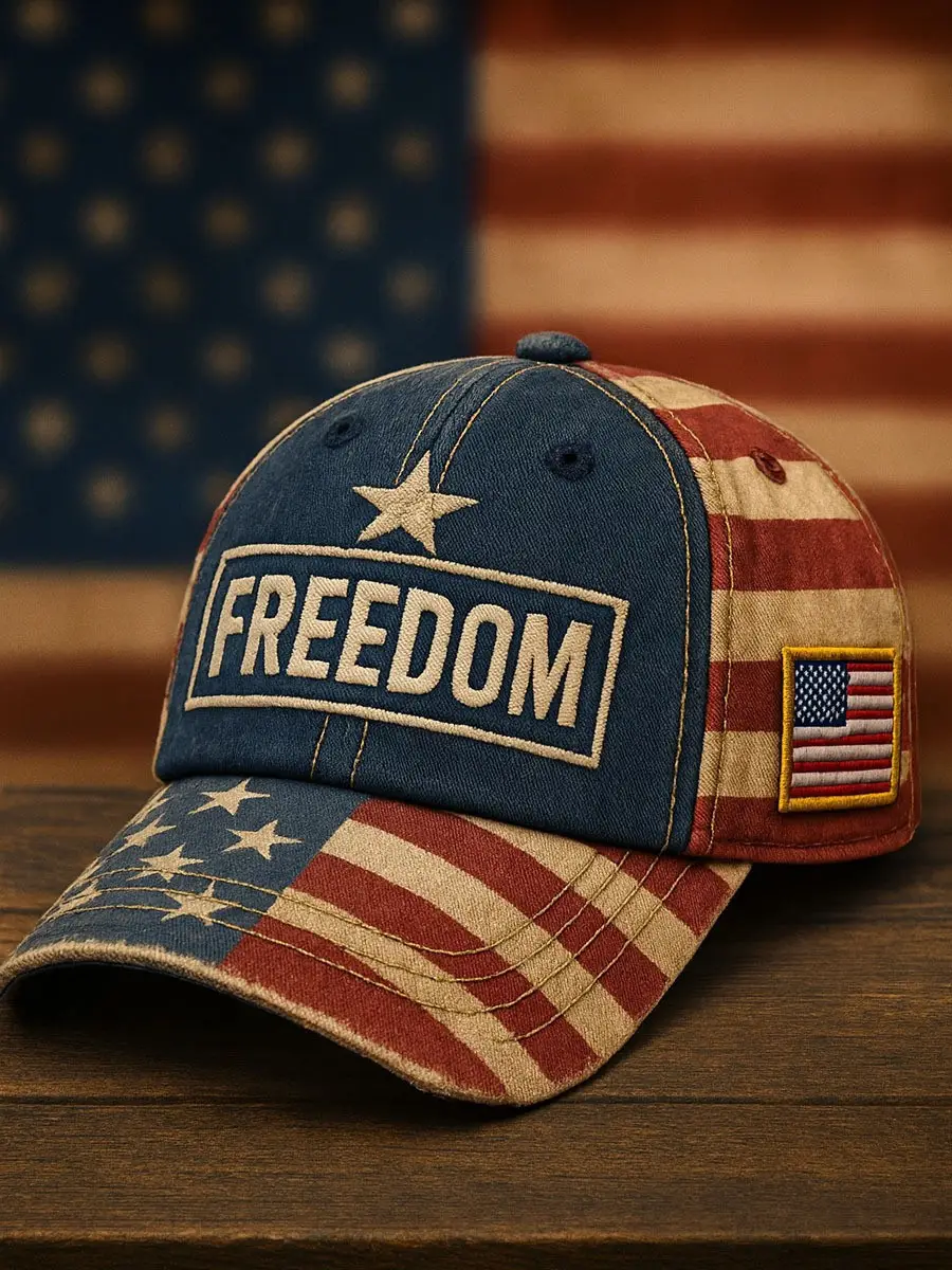 Freedom Hat American Flag Patriotic Cap Independence Day Gift Ideas