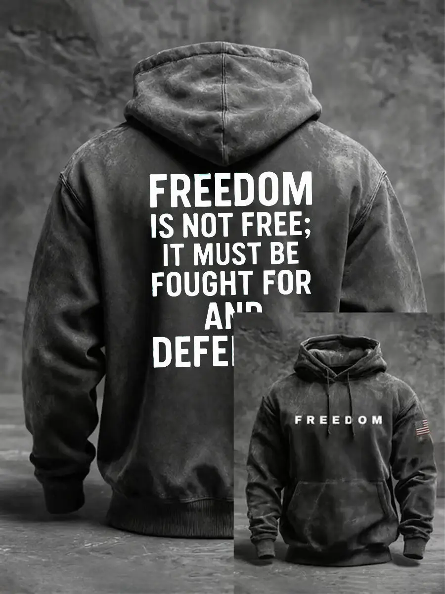Freedom Is Not Free R I P Charlie Kirk Oversized Drop Shoulder Hoodie With Pockets Black This Is The Turning Point Merch