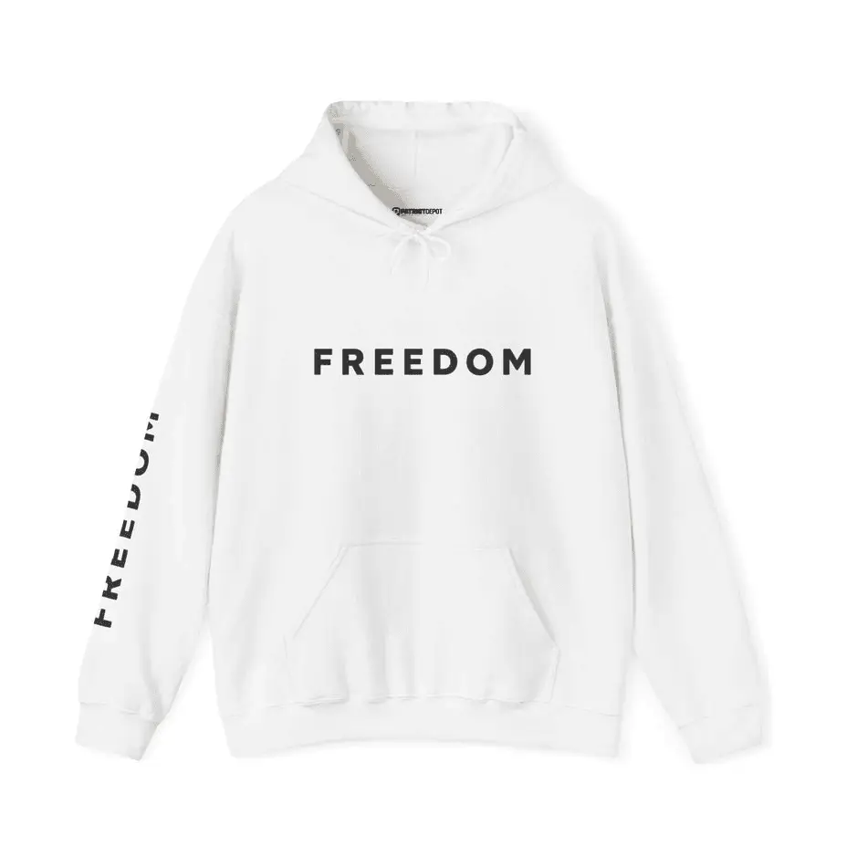 Freedom Unisex Hoodie Charlie Kirk Tribute Political Gift