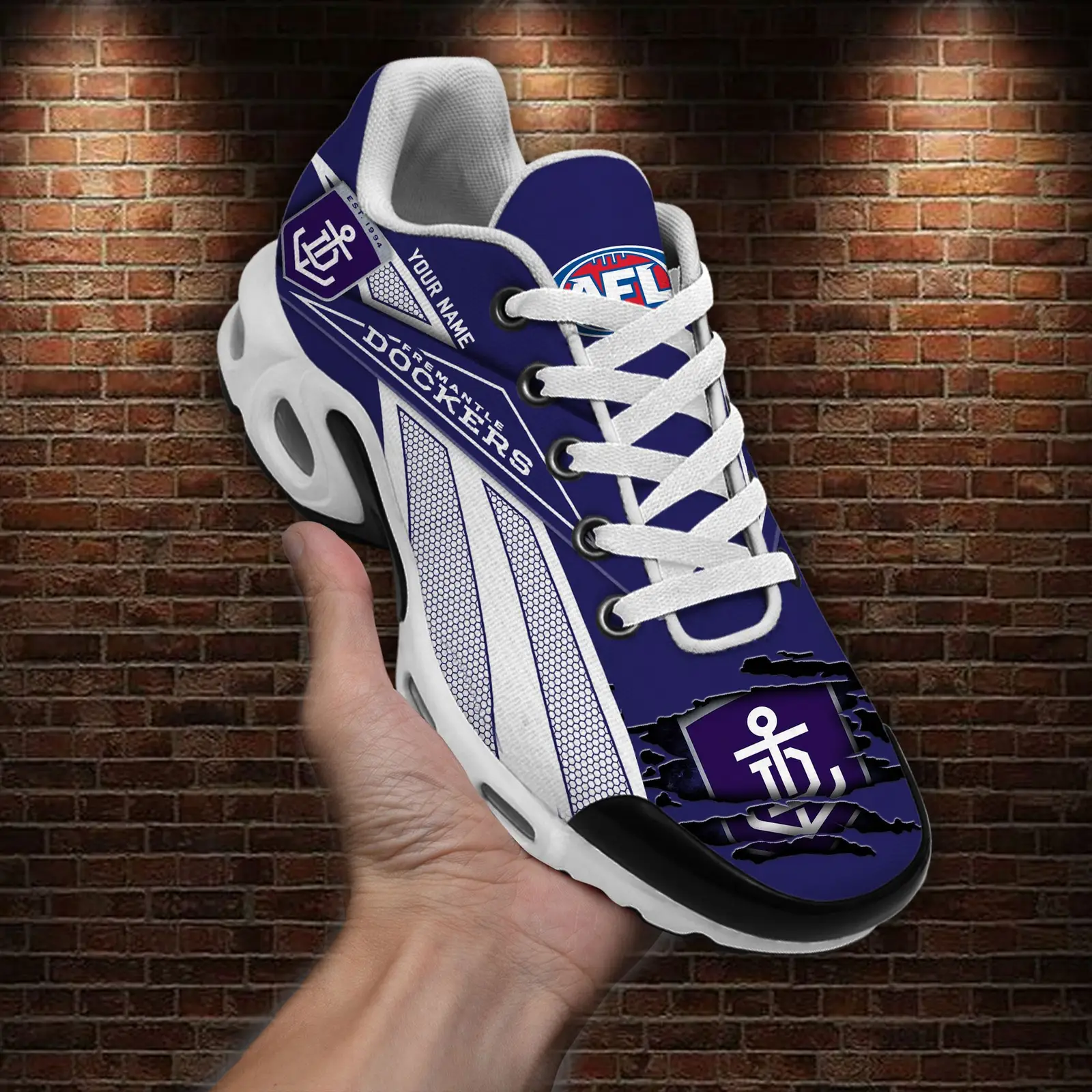 Fremantle Football Club Air Max Plus Shoes Sneakers For Men And Women