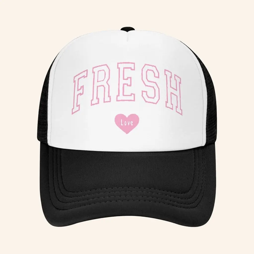 Fresh Love Merch Trucker Hat Best Gifts For Wife -WearandDecor