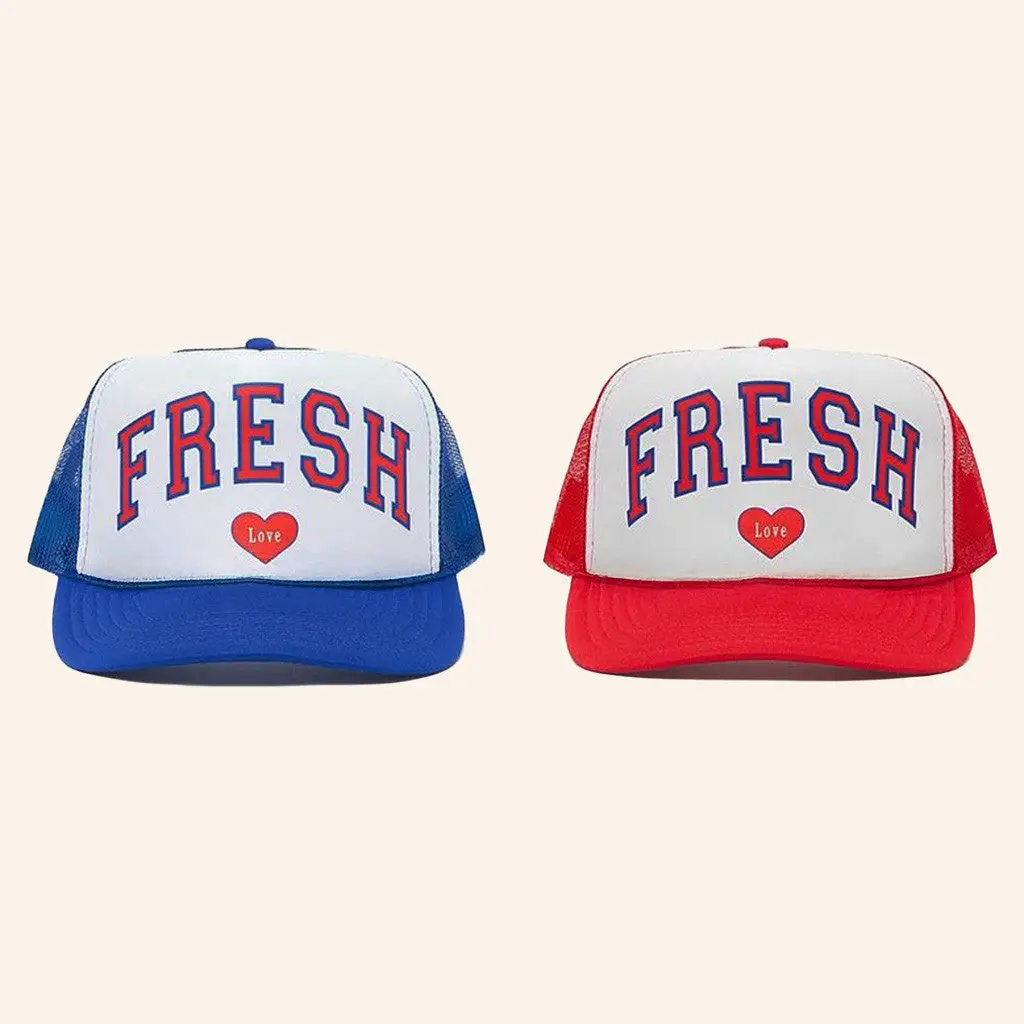 Fresh Love Merch Trucker Hat Gifts For Best Friends -WearandDecor Fresh Love Merch Trucker Hat Gifts For Best Friends -WearandDecor - Image 1