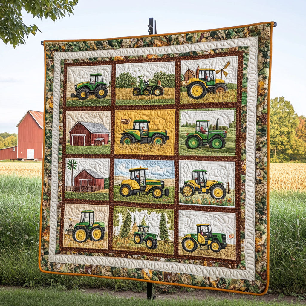 Freshly Harvested Quilted Blanket Best Couch Throw Blanket Best Gifts For Farmers Freshly Harvested Quilted Blanket Best Couch Throw Blanket Best Gifts For Farmers - Image 1