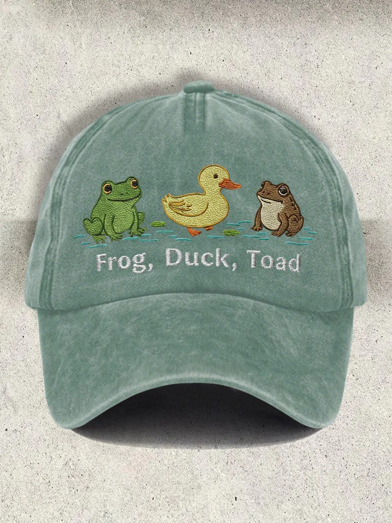 Frog Duck Toad Baseball Cap No Kings In America Merch Gift For Supporters