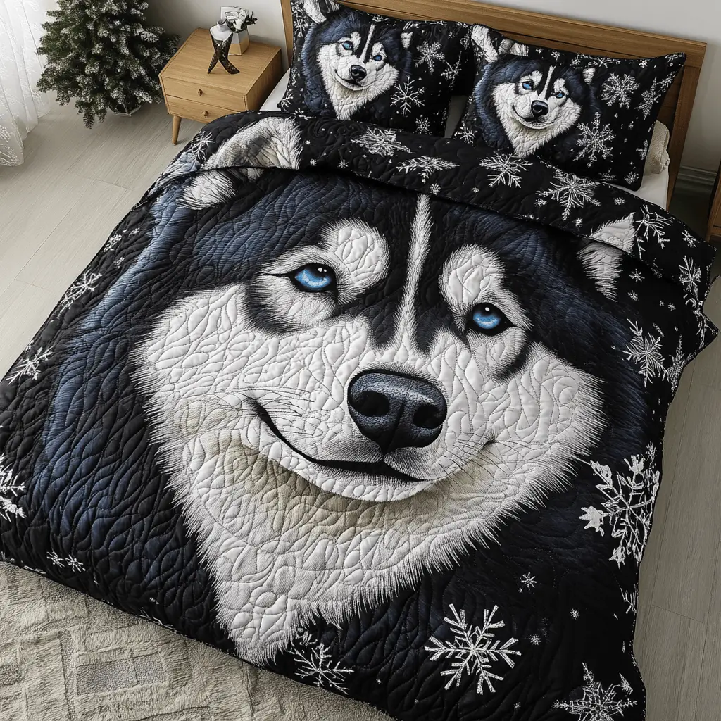Frost Friend Quilted Bedding Set Luxury Bed Sheet Gift Set for Ultimate Comfort
