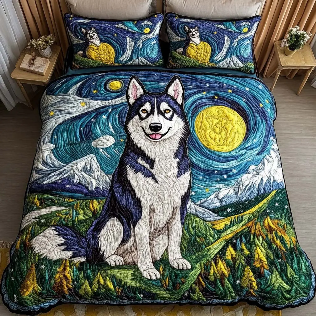 Frozen Trail Quilted Bedding Set Perfect Bedroom Gift Set to Show You Care
