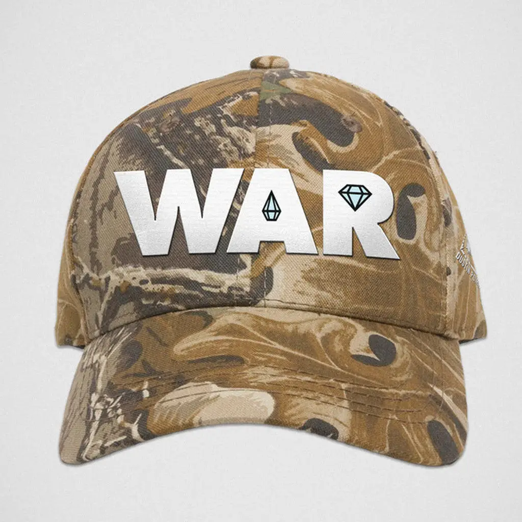Full Violence X Dustin Poirier Merch War Hat Camo Hat Gift For Husband -WearandDecor