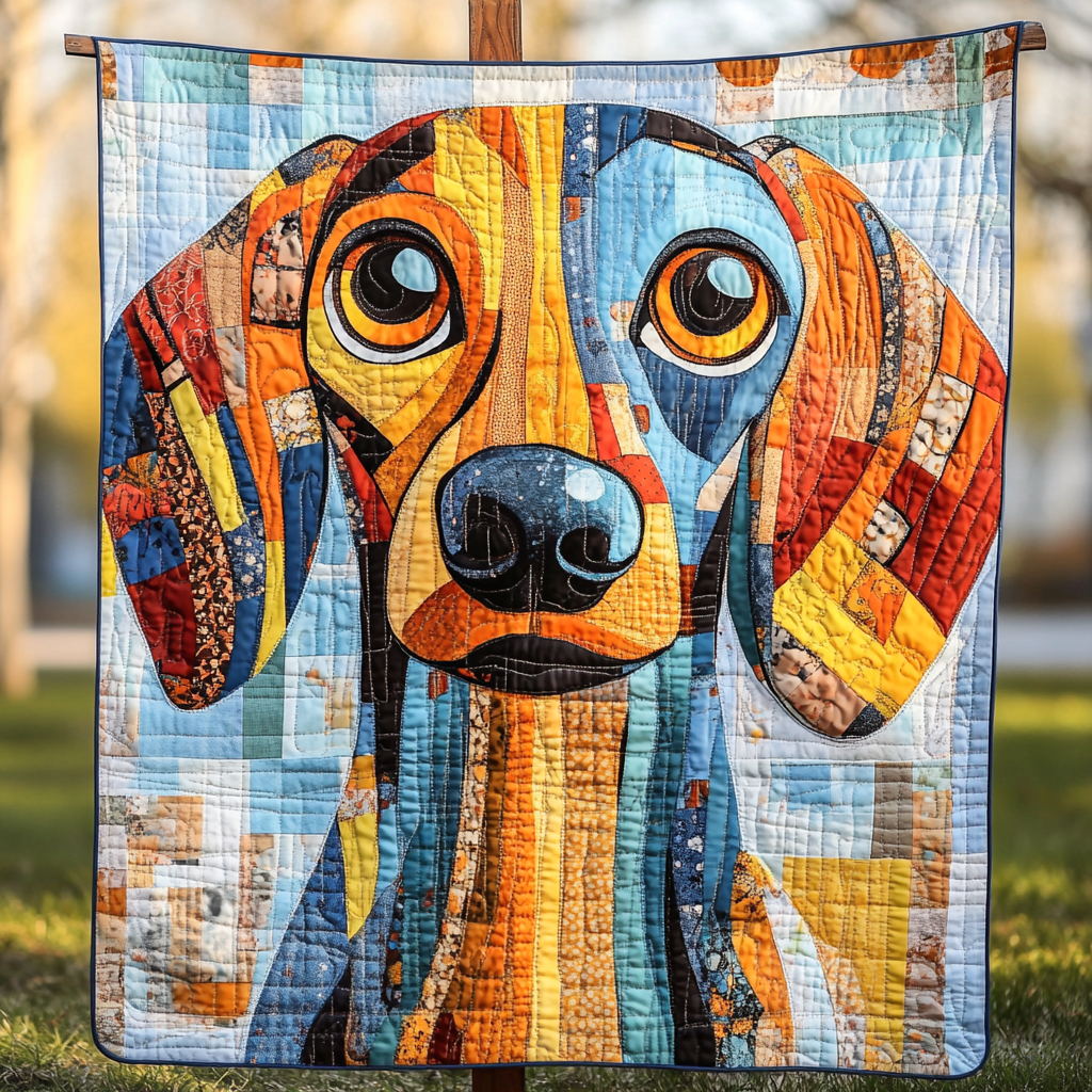 Furry Comfort Quilted Blanket Best Couch Throw Blanket Sausage Dog Gifts For Her Furry Comfort Quilted Blanket Best Couch Throw Blanket Sausage Dog Gifts For Her - Image 1