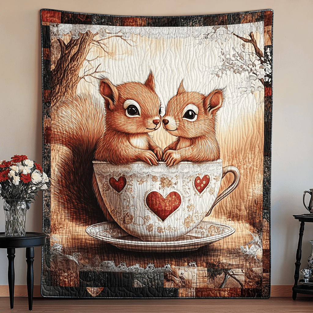 Furry Love Melody Quilted Blanket Viral Home Decor Valentines Gift Idea For Husband
