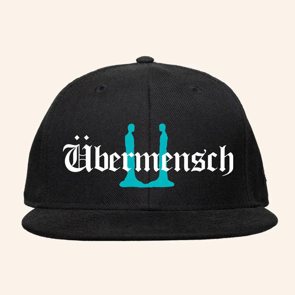 G Dragon Merch Ubermensch Structured Snapback Hat Black Gifts For Dad -WearandDecor