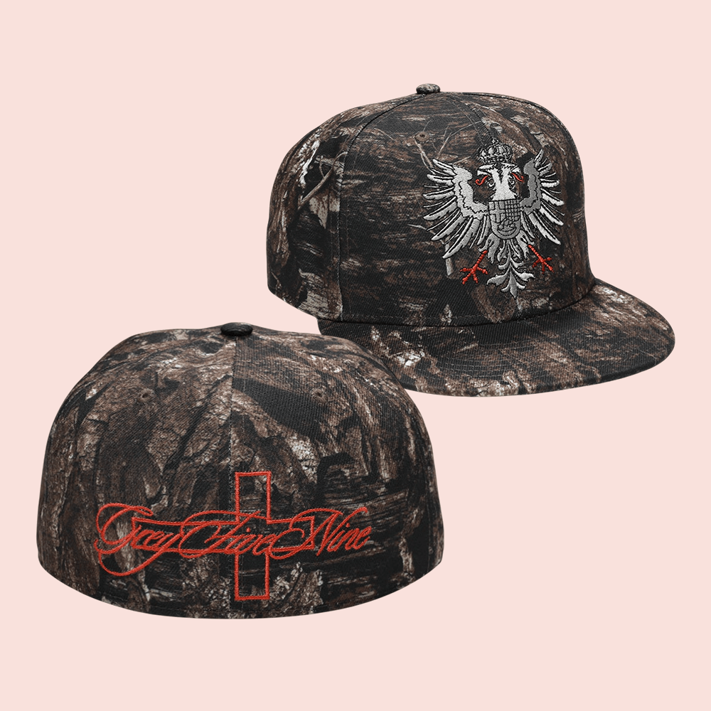 G59 Merch Orthodox Camo Snapback Hat Grey Five Nine Merch G59 Records Merchandise Gifts G59 Merch Orthodox Camo Snapback Hat Grey Five Nine Merch G59 Records Merchandise Gifts - Image 1