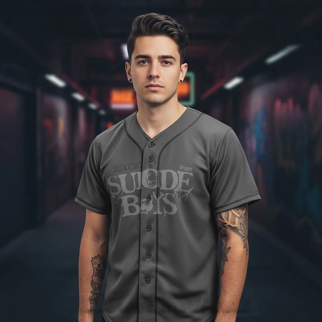 G59 SuicideboyS Grey Day 2026 North American Tour Baseball Jersey SuicideboyS Merch Fan Gifts